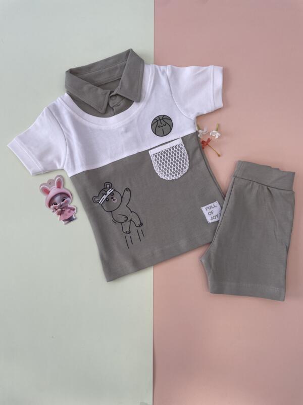 Kids Polo T-Shirt & Shorts Set