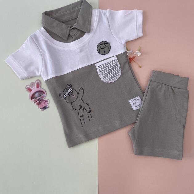 Kids Polo T-Shirt & Shorts Set