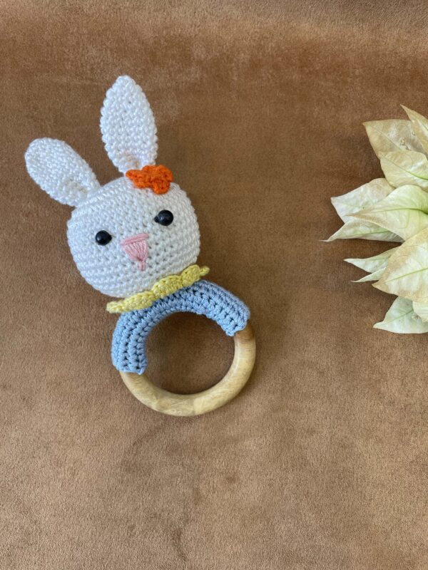 Handcrafted baby rattle