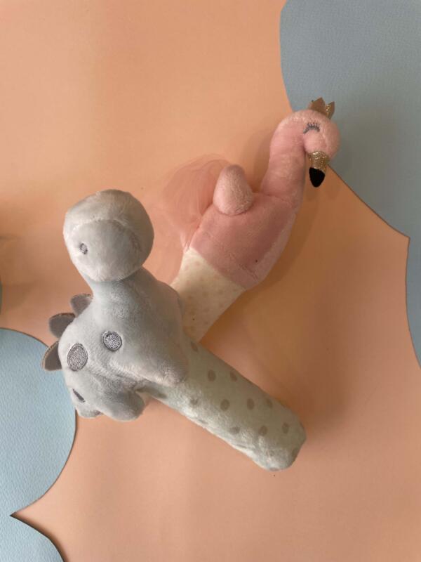 Dinosour and teddy rattle pack of 2 - Image 4