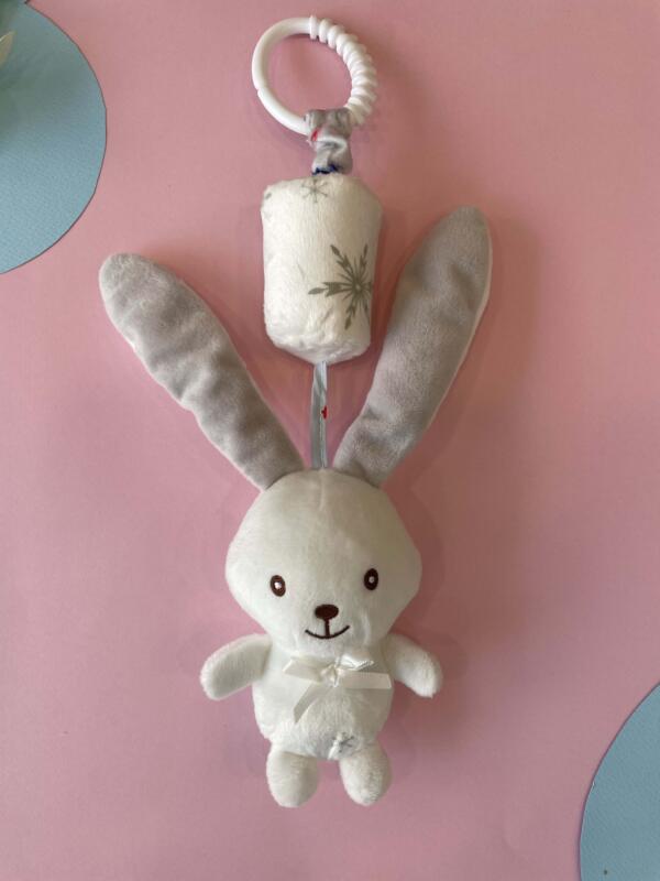 Soft Hanging Plush Rattle Toy – Clip & Play Comfort - Image 2