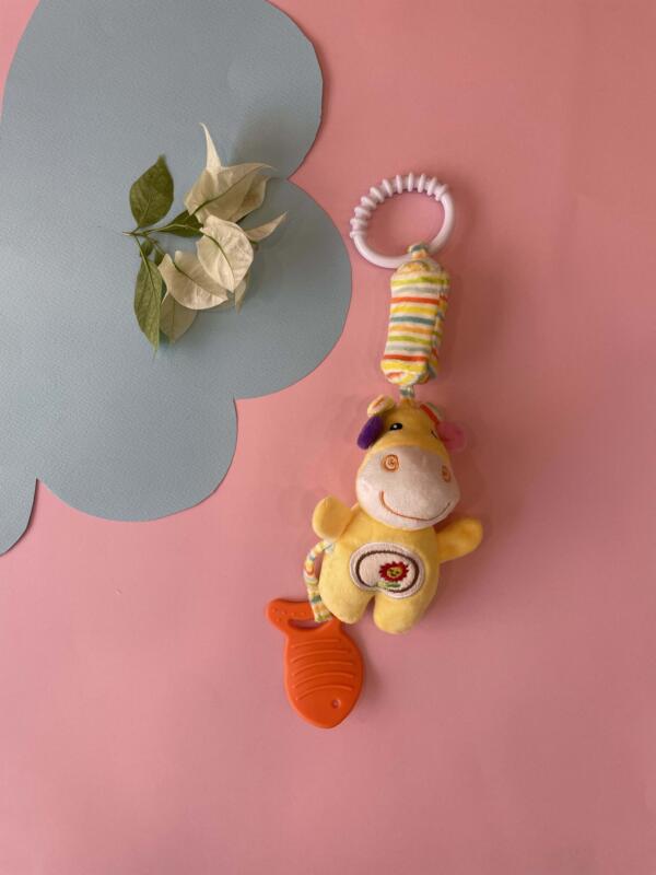 Soft Hanging Plush Rattle Toy  – Clip & Play Comfort