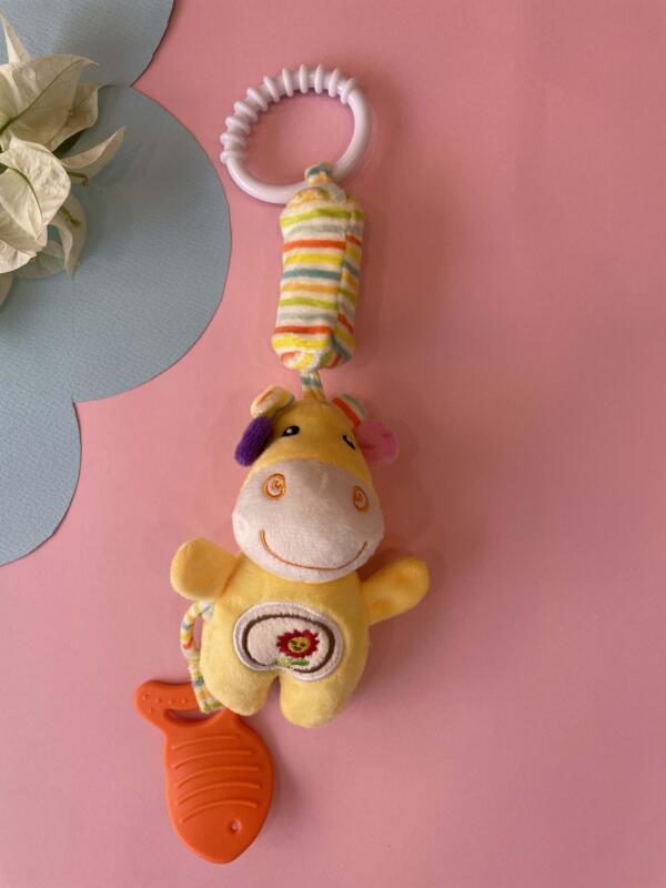 Soft Hanging Plush Rattle Toy  – Clip & Play Comfort - Image 2