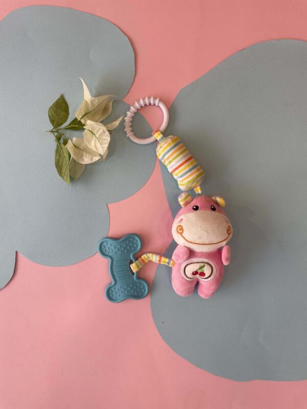 Soft Hanging Plush Rattle Toy  – Clip & Play Comfort - Image 9