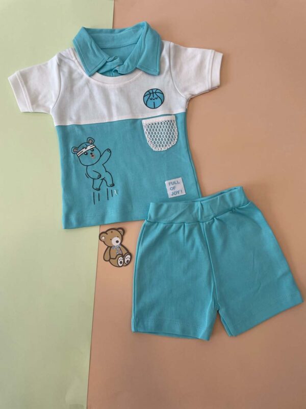 Kids Polo T-Shirt & Shorts Set - Image 5