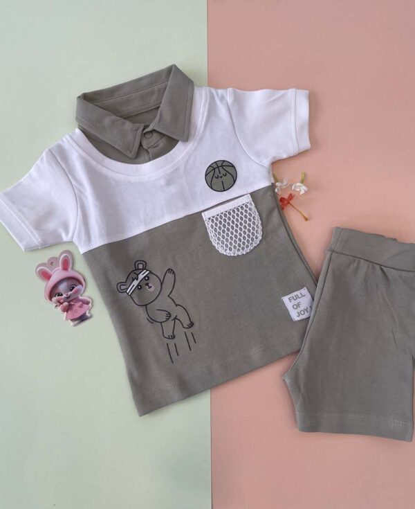 Kids Polo T-Shirt & Shorts Set - Image 9