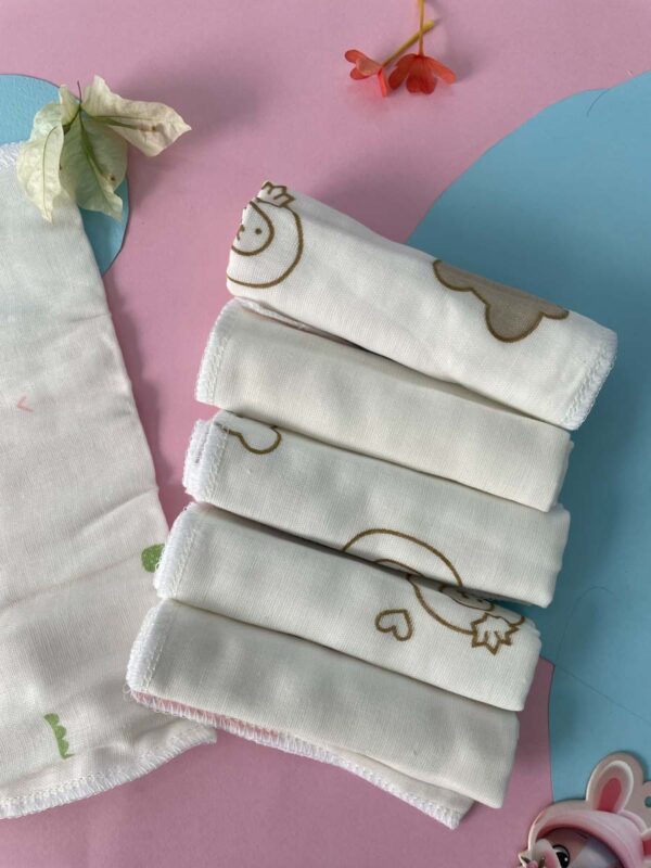 Baby Washcloth And Napkins Pack Of 6