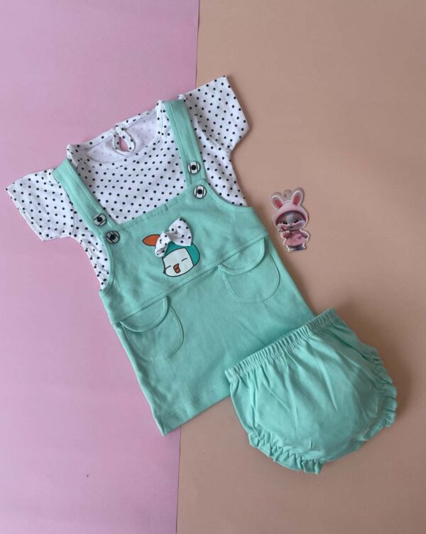 Skirt Dungree With Tshirt - Image 3