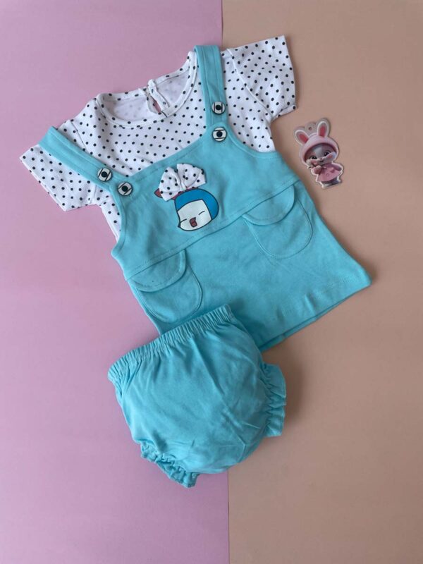 Skirt Dungree With Tshirt - Image 5