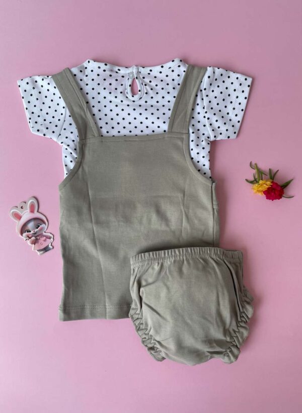 Skirt Dungree With Tshirt - Image 10