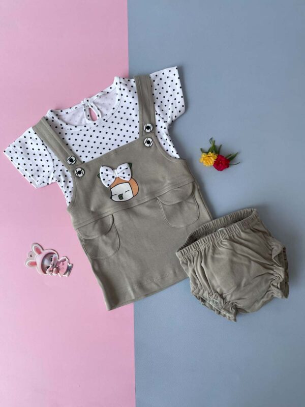 Skirt Dungree With Tshirt - Image 7