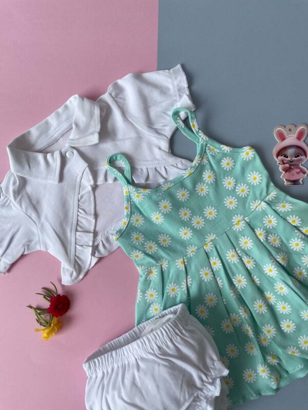 Frock With Shrug For Girls - Image 8