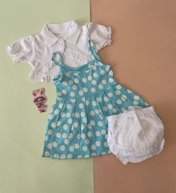 Frock With Shrug For Girls - Image 12