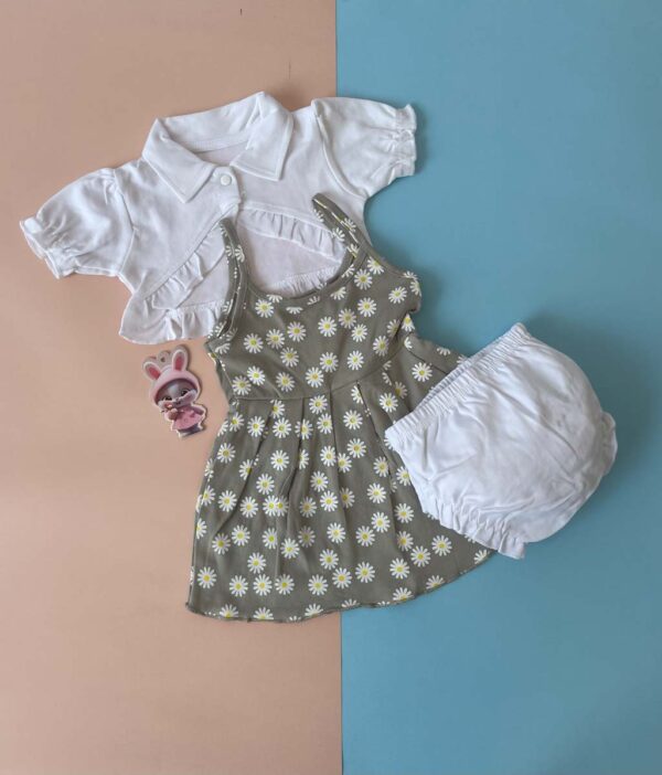 Frock With Shrug For Girls - Image 11