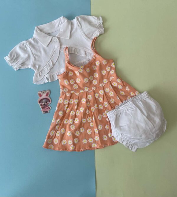 Frock With Shrug For Girls - Image 10