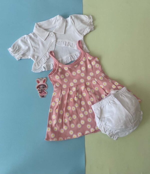 Frock With Shrug For Girls - Image 9