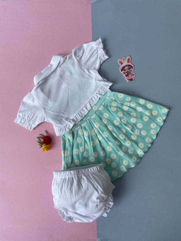 Frock With Shrug For Girls - Image 5