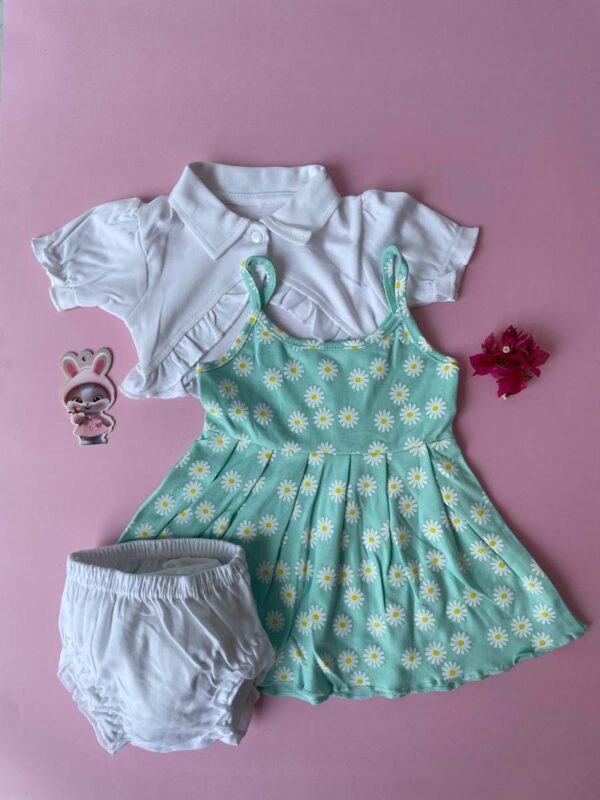 Frock With Shrug For Girls - Image 2