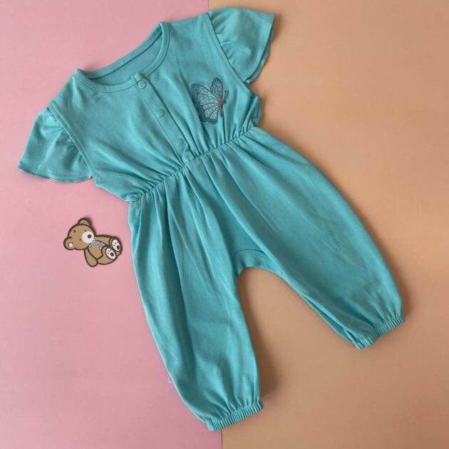 Cap Sleeves Jumpsuit For Girls