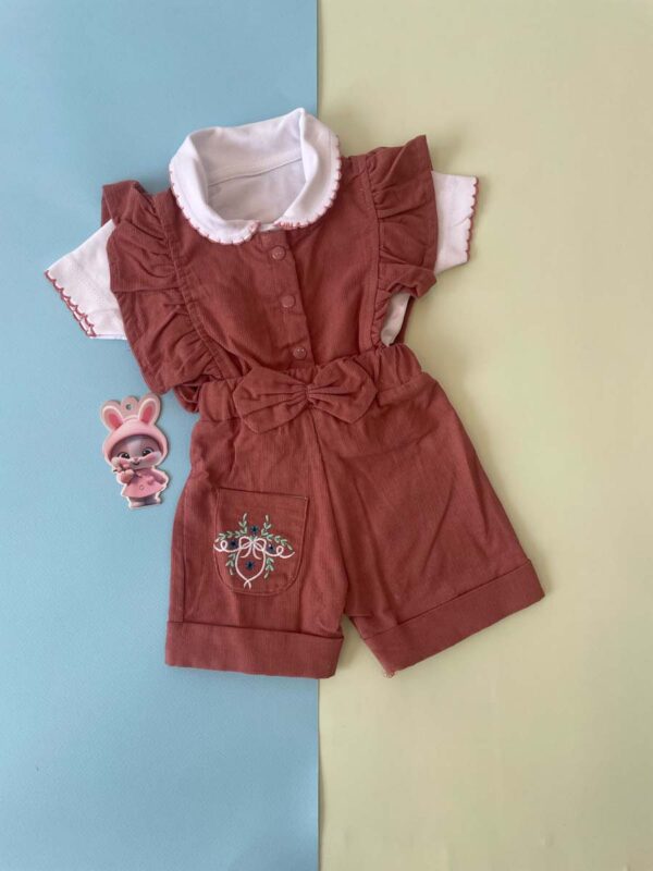 Frill Jumpsuit With Tshirt - Image 9