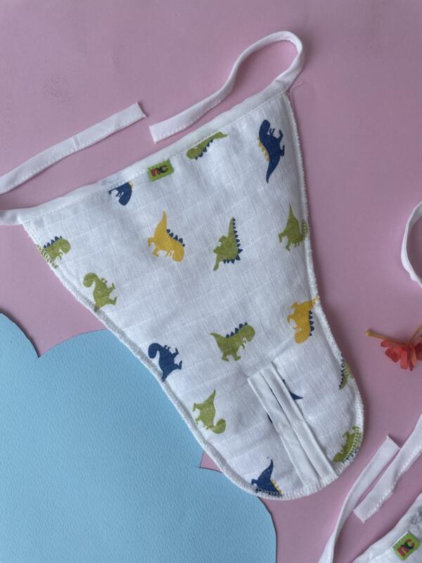 Soft Muslin Cotton Nappy for Babies pack of 3 - Image 3