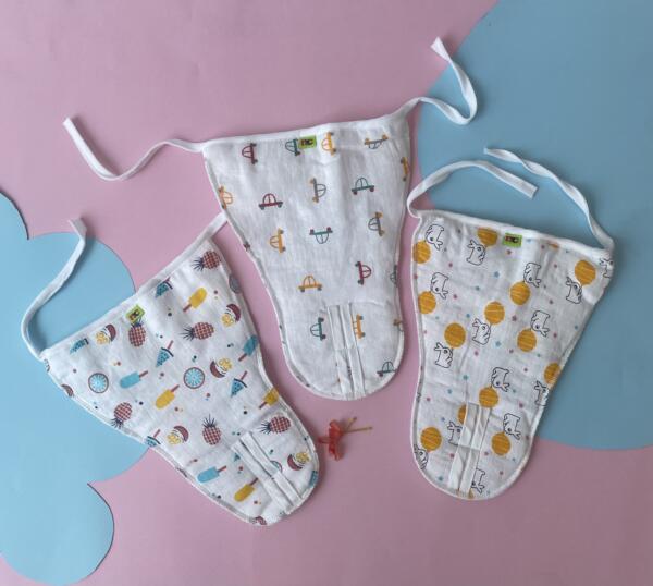 Breathable Muslin Baby Nappy pack of 3