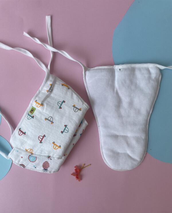 Breathable Muslin Baby Nappy pack of 3 - Image 5