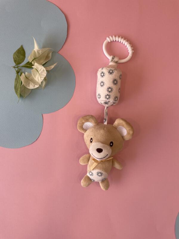 Hanging Bearyboo Rattle Soft Toy – Baby Plush Toy with Gentle Rattle - Image 3