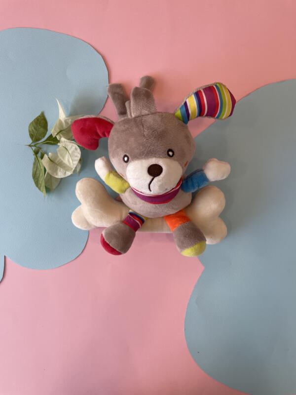 Bobo the Puppy Musical Toy – Pull-String Soft Plush with Bone