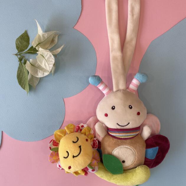 Jungle Friends Baby Musical Toy – Soft Pull-String Plush with Gentle Lullaby