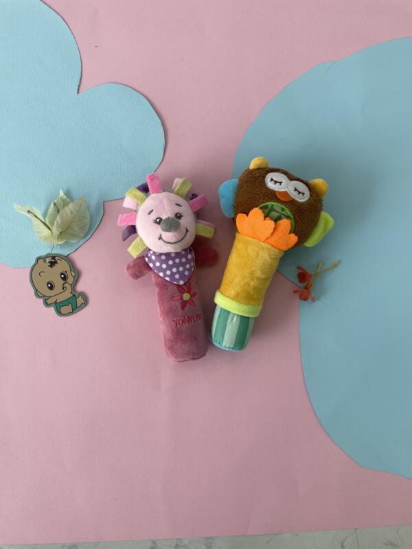 Jungle Buddies Soft Rattle Toys – Plush Animal Rattles for Babies - Image 2