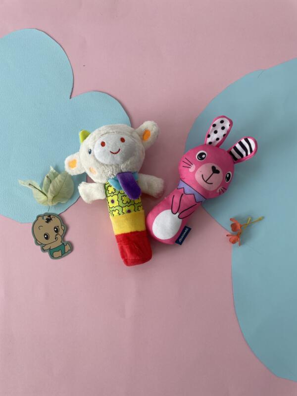 Bunny Soft Rattle Toy – Baby Plush Rattle for Newborns & Infants - Image 2