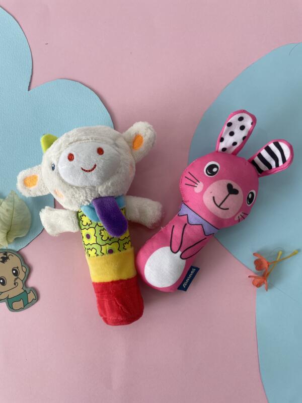 Bunny Soft Rattle Toy – Baby Plush Rattle for Newborns & Infants