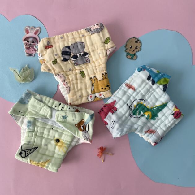 Soft Muslin Baby Nappy pack of 3