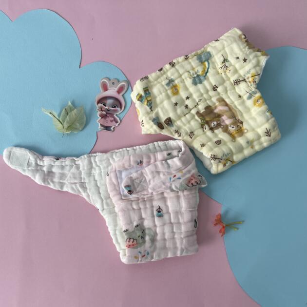 100% Cotton Muslin Nappy pack of 2