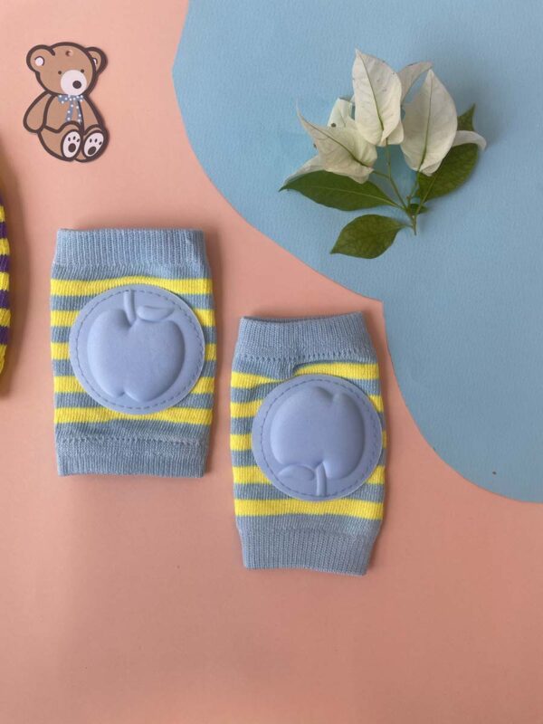 Knee & Elbow Protector Pack Of 2 Set - Yellow and Blue - Image 3