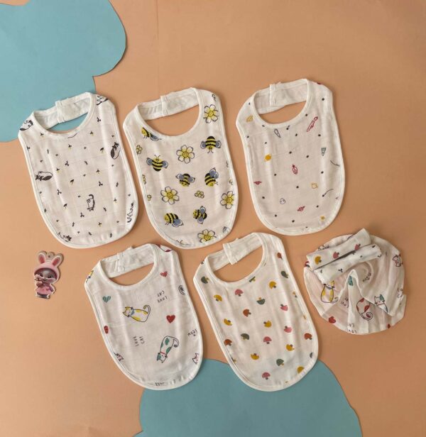 Organic Cotton Baby Bibs & Washcloths - Image 4