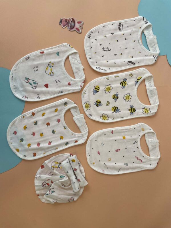 Organic Cotton Baby Bibs & Washcloths - Image 5
