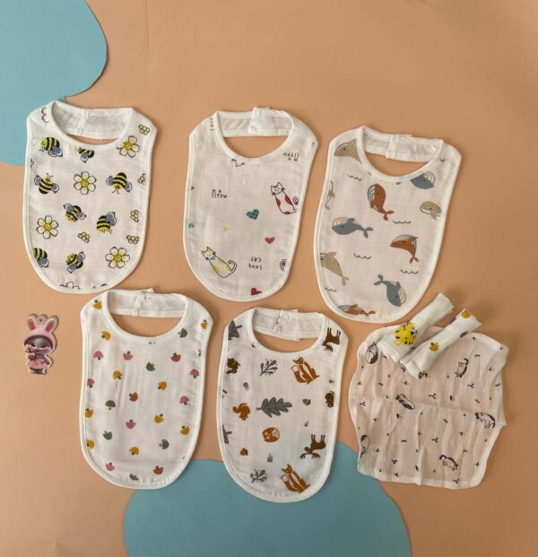 Premium Baby Bibs and Washcloth Bundle - Image 2