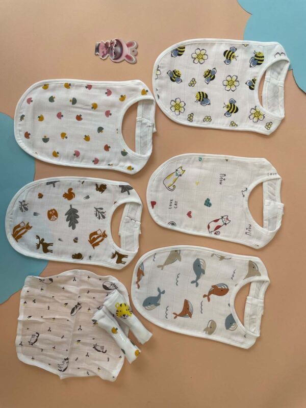 Premium Baby Bibs and Washcloth Bundle - Image 3