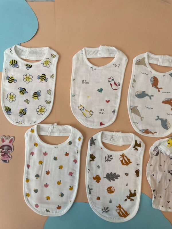 Premium Baby Bibs and Washcloth Bundle