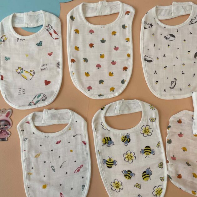 Bibs and Washcloth Muslin