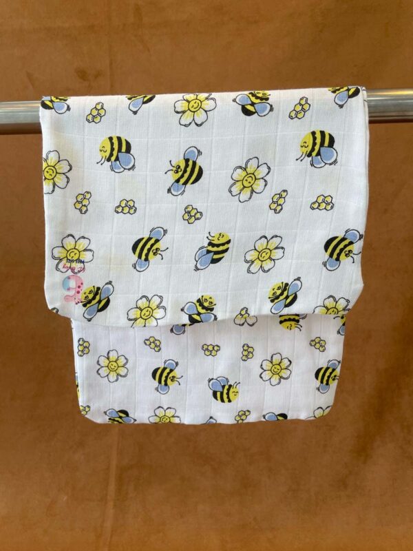 Ultra Soft Muslin Baby Burp Cloth - Image 4