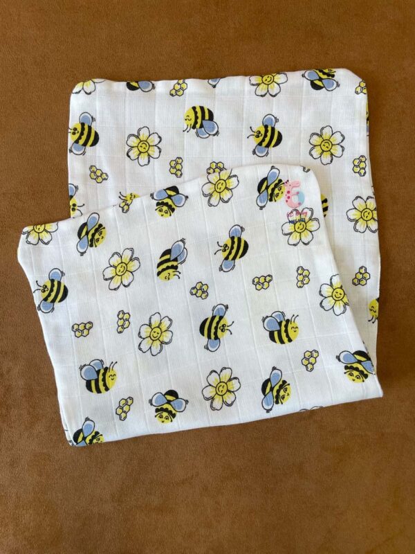 Ultra Soft Muslin Baby Burp Cloth - Image 3