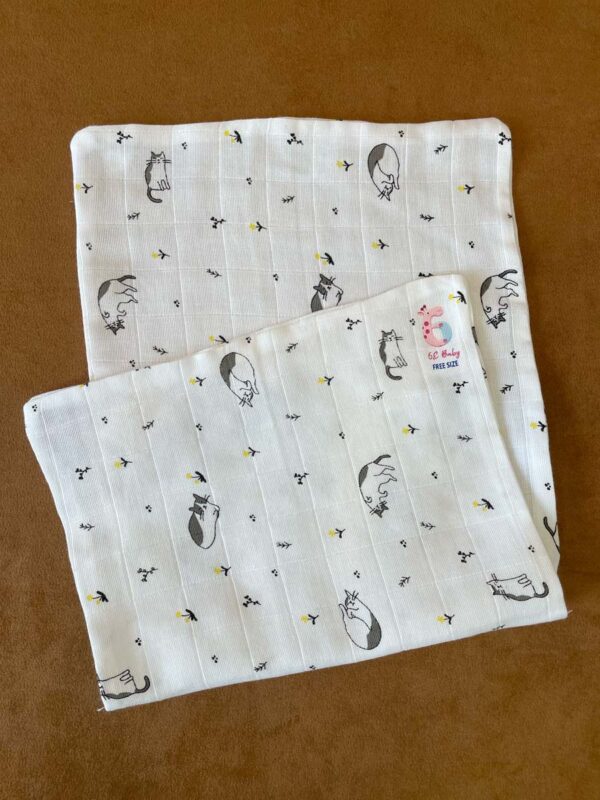 Premium Muslin Baby Burp Cloth - Image 2
