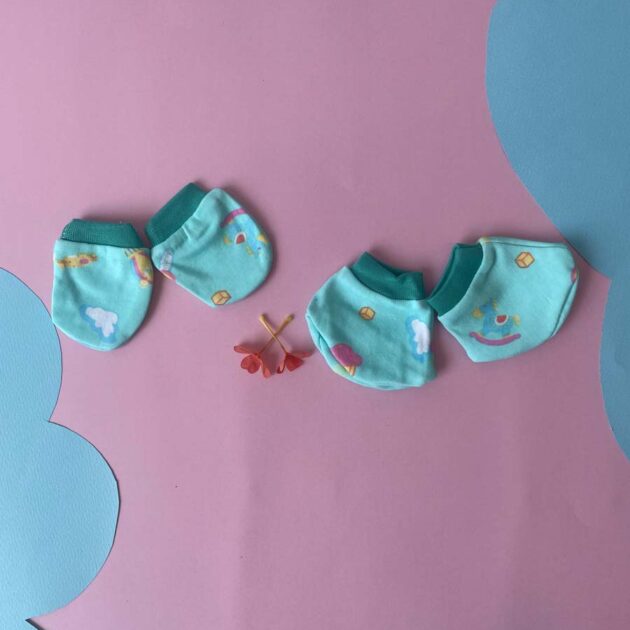 Mitten & Booties Pack Of 2 - Sea Green