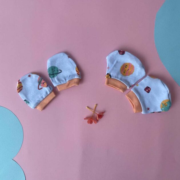 Mitten & Booties Pack Of 2 - Sky Blue