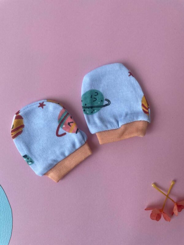 Mitten & Booties Pack Of 2 - Sky Blue - Image 2