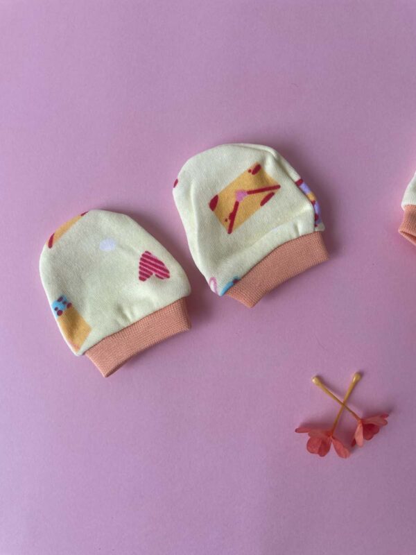 Mitten & Booties Pack Of 2 - Light Yellow - Image 2