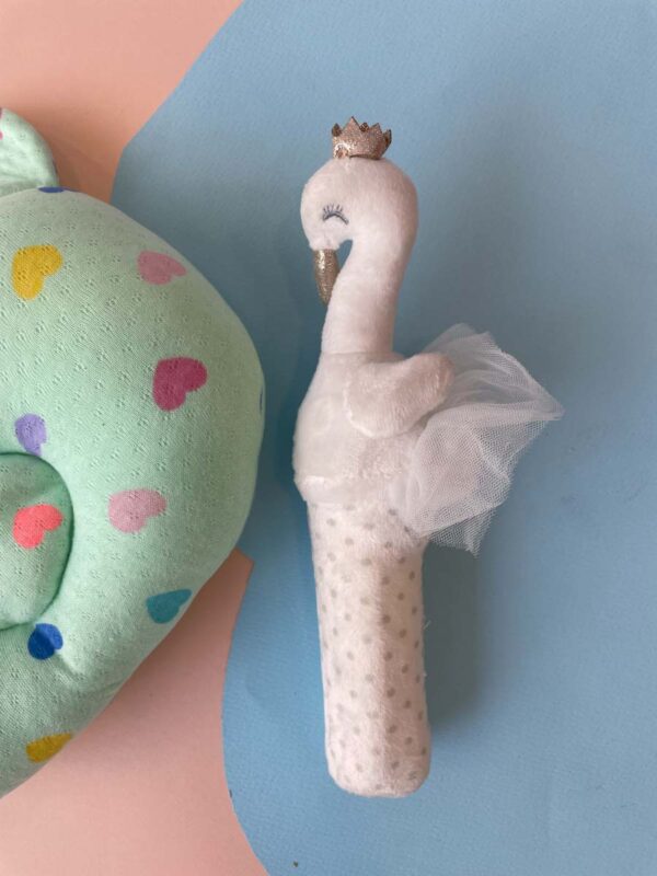 Pillow - Round Head Shaping Baby Pillow With A Soft Cute Rattle Pack Of 3